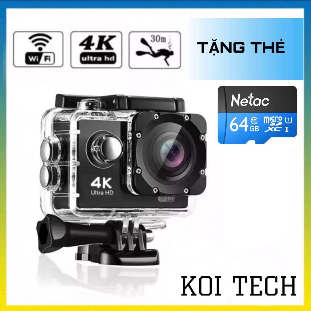 Camera hành trình chống nước chống rung 4K 16M Ultra HD DV, kết nối wifi ( Goplus Cam), góc quay 170 độ - SIÊU SALE