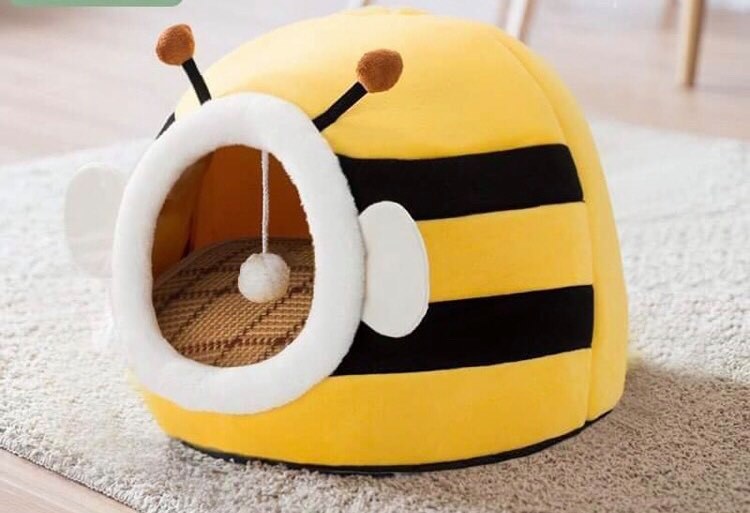 Nhà nệm bông cao cấp cho thú cưng siêu cute - Giao màu ngẫu nhiên