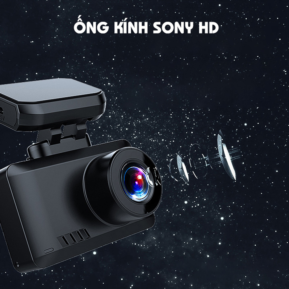 Camera Hành Trình WT8 4K Wifi Có GPS Ống Kính SONY