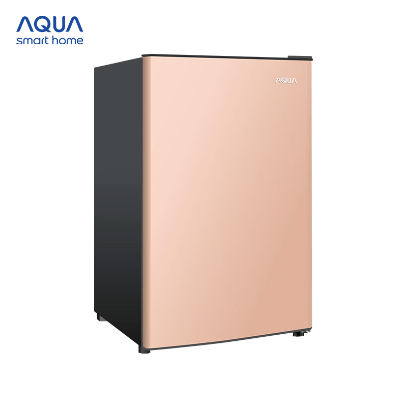 [SẢN PHẨM MỚI 2025] Tủ lạnh mini Aqua 90 lít AQR-D100FA(PS) - Màu hồng nhạt - Freeship toàn quốc - Có hỗ trợ đổi qua be - Hàng chính hãng