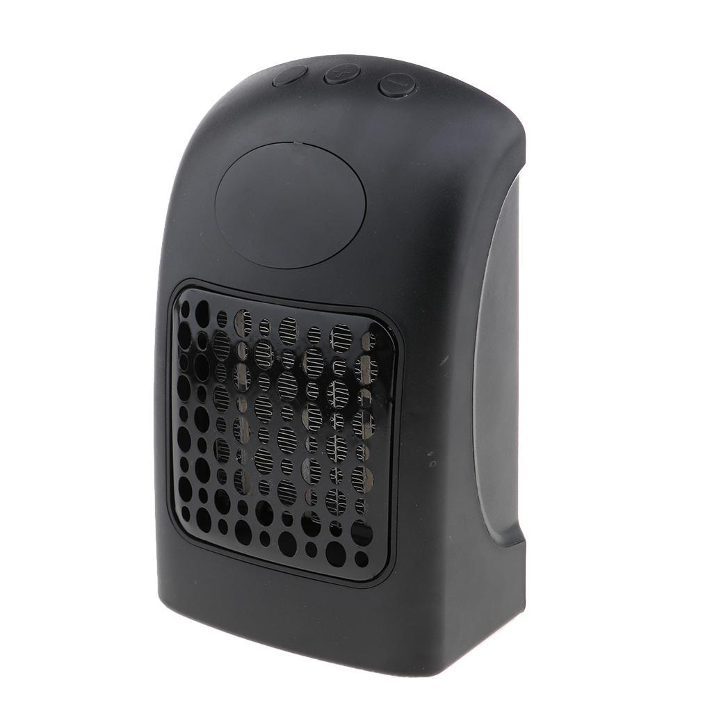 900W Wall-Outlet Mini Portable Slient Home Office Air Heater Warm Blower EU