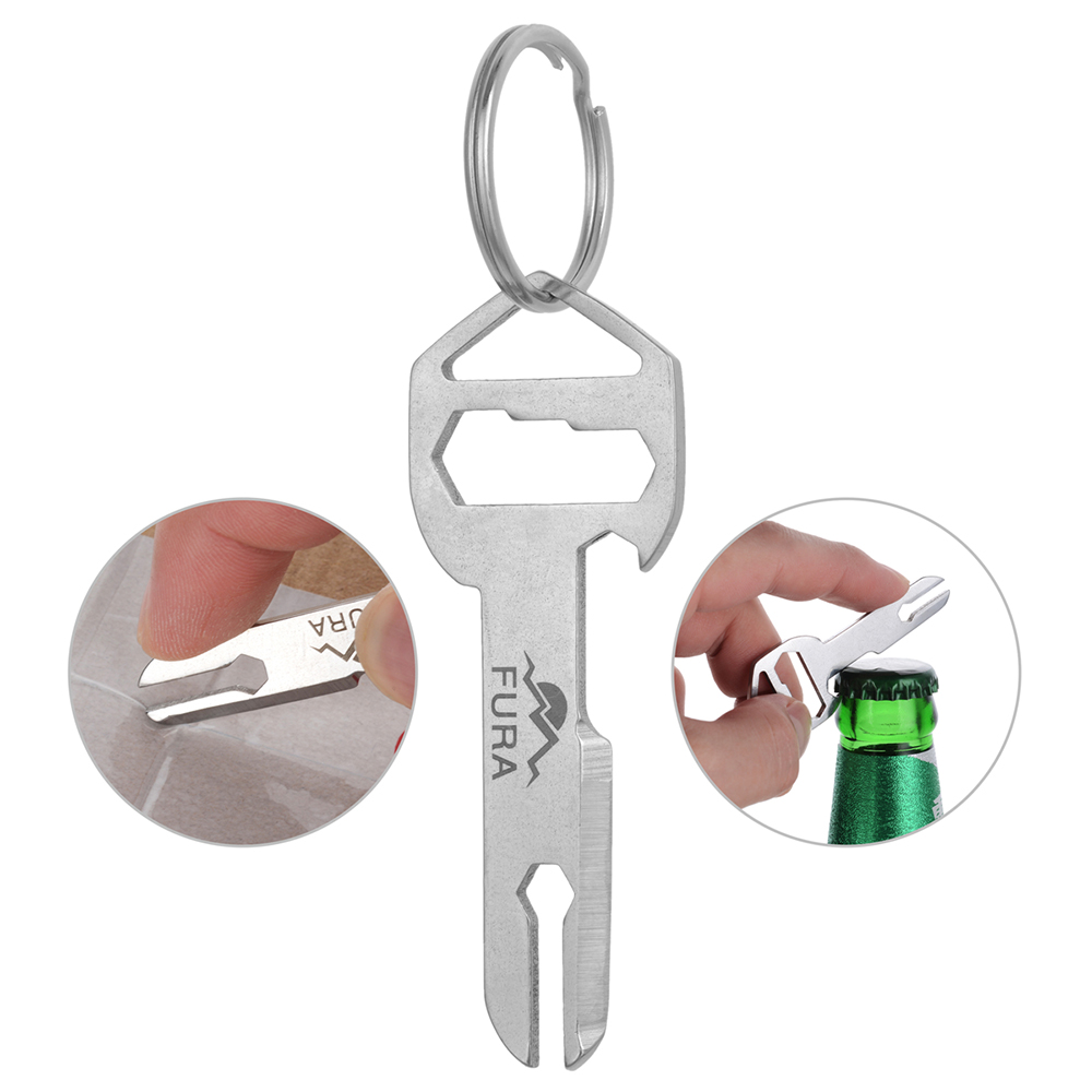 12 Dụng Cụ EDC Đa Chức Năng Bằng Thép Không Gỉ