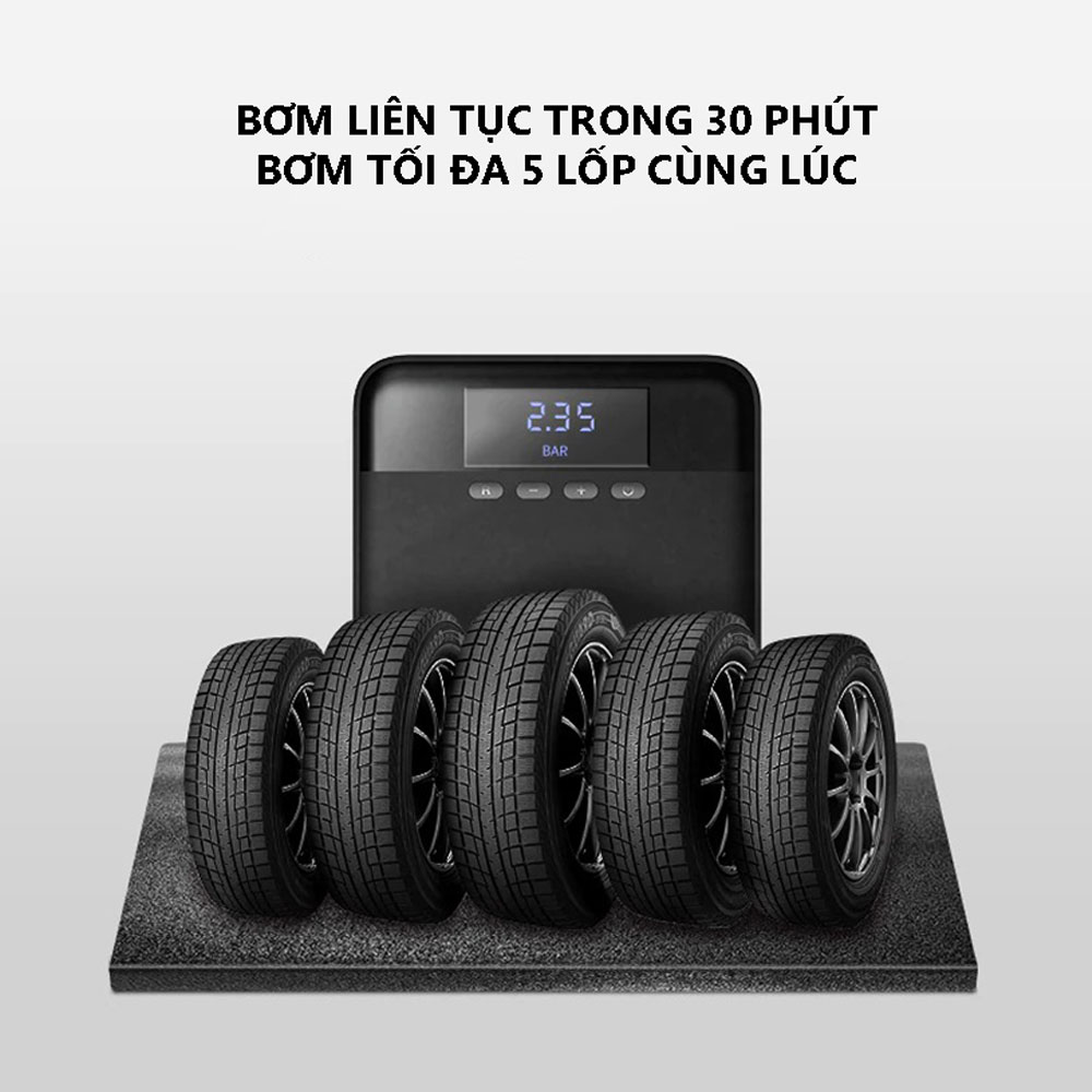 Bơm lốp ô tô xiaomi 70mai midrive TP03