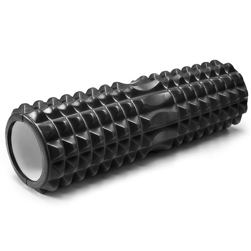 Bộ con lăn cột sống Foarm Roller 45*13 cm và thản yoga TPE 6mm.Ống lăn massage giãn cơ yoga, gym