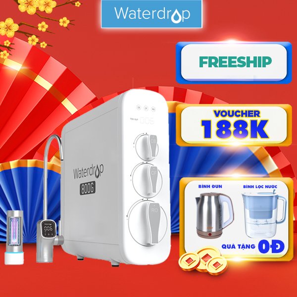 Bộ lọc nước RO Waterdrop G3P800-W