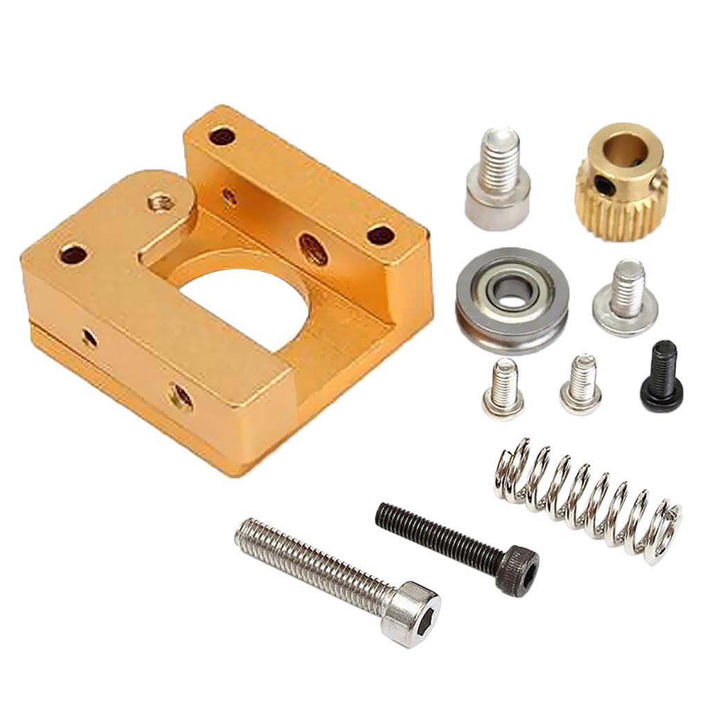 Replacement Aluminum MK8 Extruder Drive Feeder DIY Kit For Reprap 3 Types