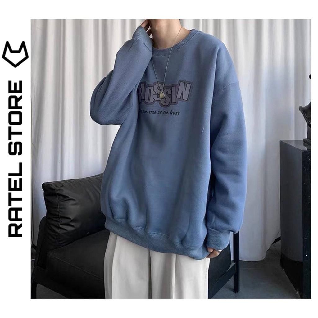 Áo Sweater Nỉ Bông Nam Nữ Blossin Thu Đông Unisex Form Rộng