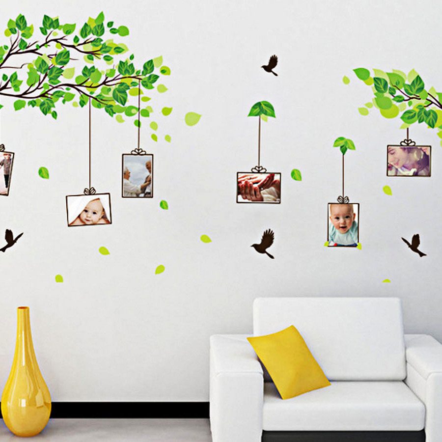 Decal dán tường - Cây khung ảnh AM914