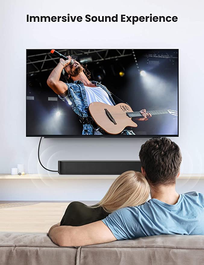 Dây cáp quang Toslink âm thanh kỹ thuật số SPDIF dùng cho TV smart, bộ khuếch đại, Xbox One, PS4, PlayStation, Soundbar, đầu phát Blu-Ray, đầu CD UGREEN AV122 - Hàng chính hãng