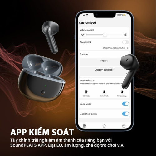 Tai nghe bluetooth Soundpeats Air3 Deluxe HS - Hàng Chính Hãng