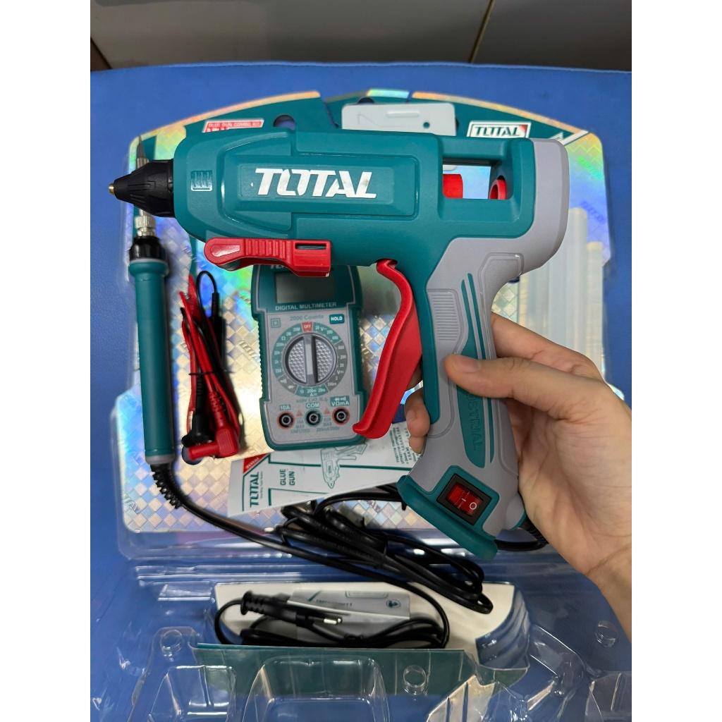 BỘ COMBO MÁY BẮN KEO TT401116, MỎHÀN CHÌ TET01610VÀ ĐỒNG HỒ VẠN NĂNG KỸ THUẬT SỐ TMT5360011 TTCK250716 TOTAL -HÀNG CHÍNH HÃNG
