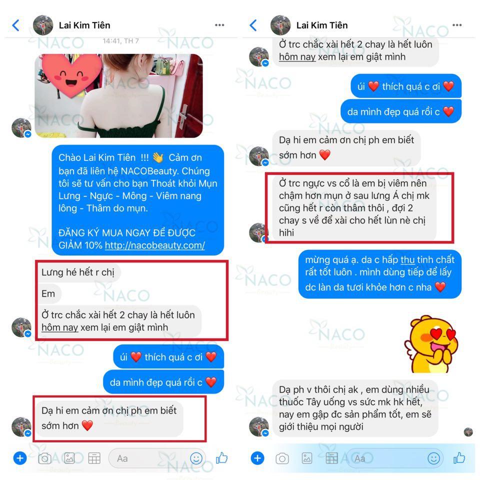 Sữa Tắm Hỗ Trợ Giảm Mụn Lưng Nacobeauty