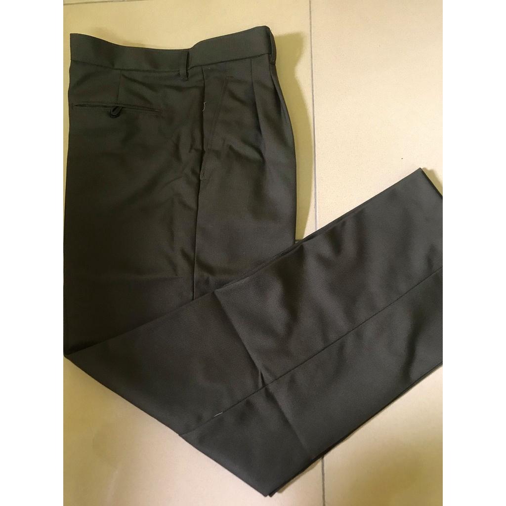 Quần dạ  màu cỏ úa