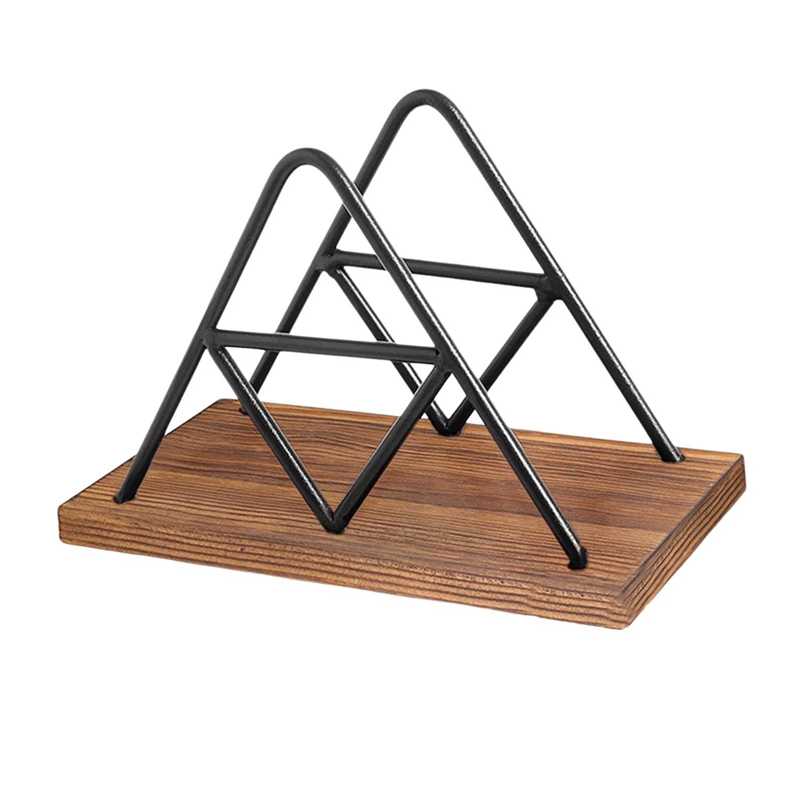 Tabletop Paper Napkin Holder Stand Organizer,Freestanding Tissue Dispenser,Paper Napkin Holder for Picnic Table Party Kitchen Countertops