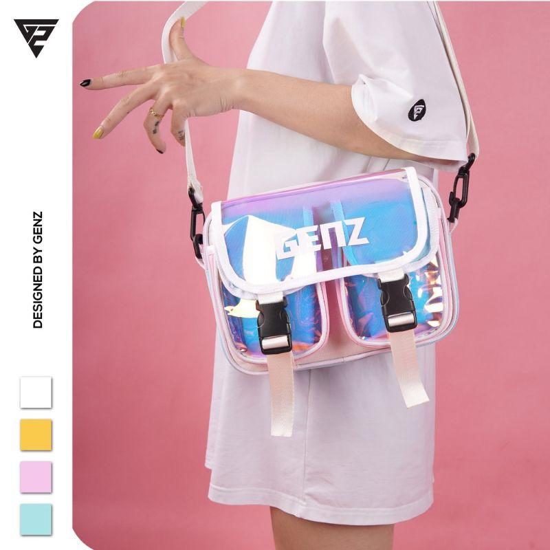 Túi đeo chéo ulzzang nam nữ GENZ phong cách unisex tone màu pastel năng động TA067