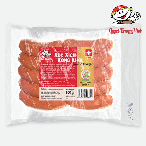 Xúc xích  xông khói 9-10cm 50g/Smoked sausage500GR/PE