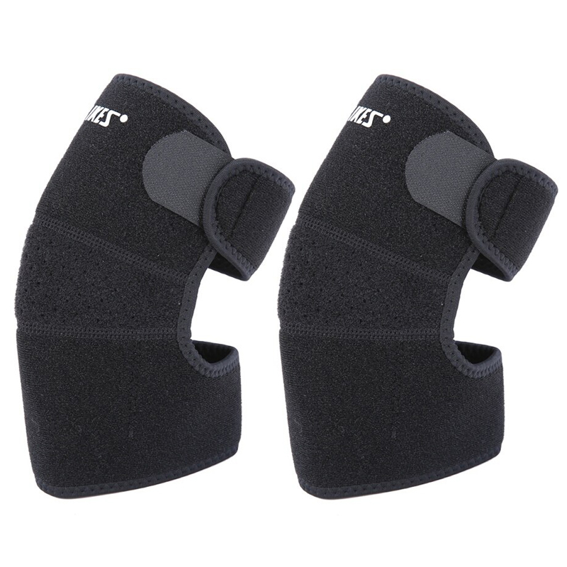 Bộ 2 Đai Bảo Vệ Khủy Tay Hỗ Trợ Chơi Tennis, Cầu Lông, Tập Gym, Bóng Đá Breathable Sport Elbow Support Aolikes Ye - 7948 - Hàng Chính Hãng - Màu Đen