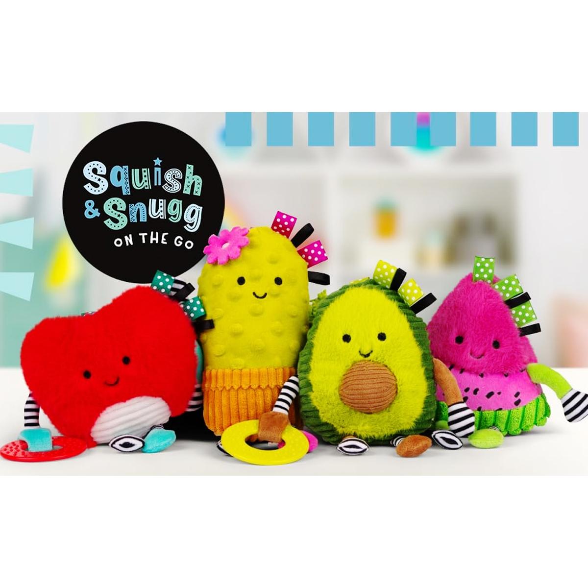 Móc Treo Nhồi Bông Miếng Dưa Hấu - Squish And Snugg On The Go Watermelon