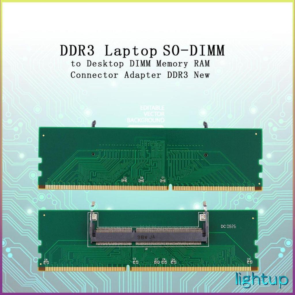 Laptop DDR3 So-Dimm To Desktop Dimm Memory Ram Connector Adapter