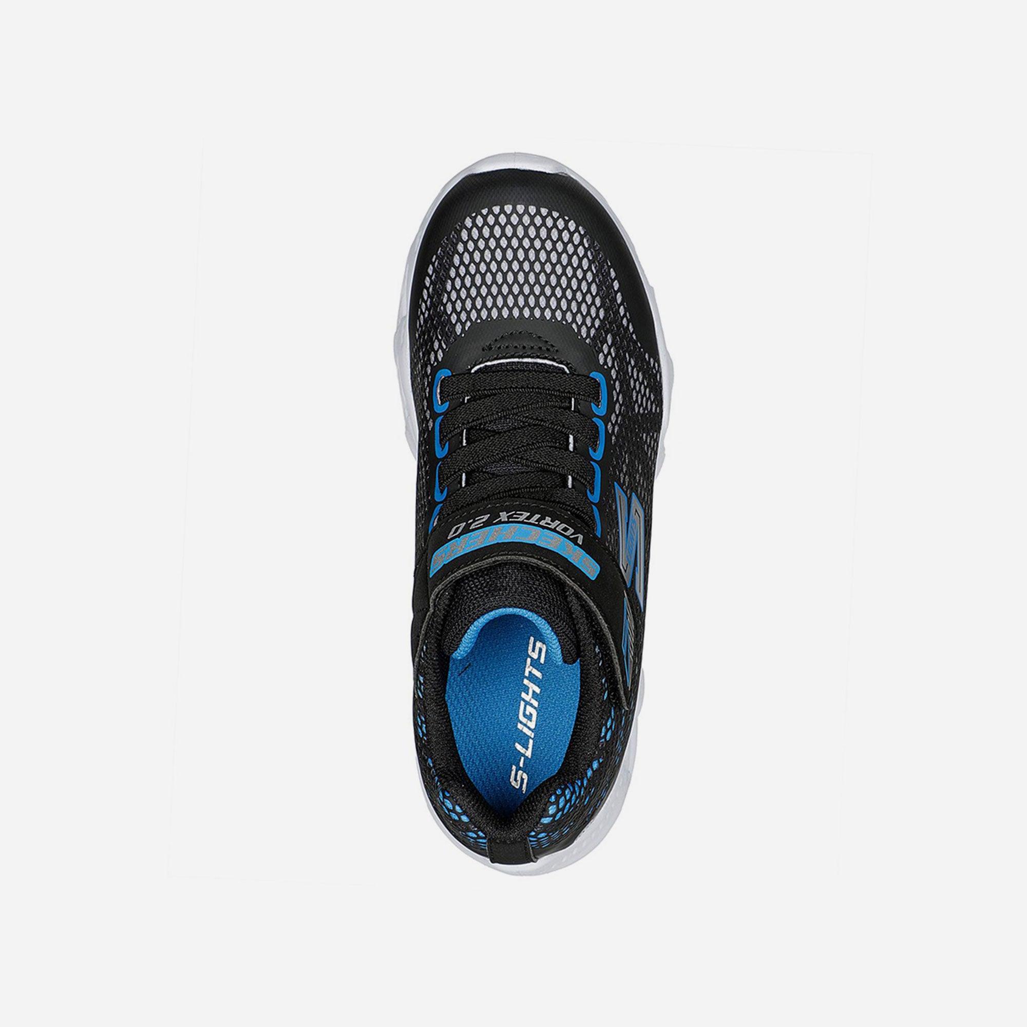 Giày sneaker bé trai Skechers Vortex 2.0 - 400602L-BKBL