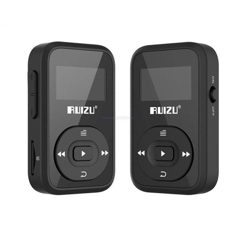 Ruizu X26 - Máy Nghe Nhạc Lossless Thể Thao, Hỗ Trợ Ghi Âm, FM, Bluetooth 4.0 (8GB) - Hàng Chính Hãng