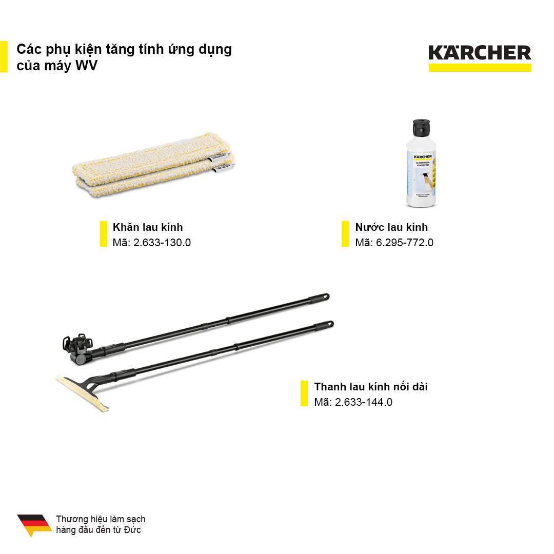 Máy Lau Kính Karcher WV6 Plus