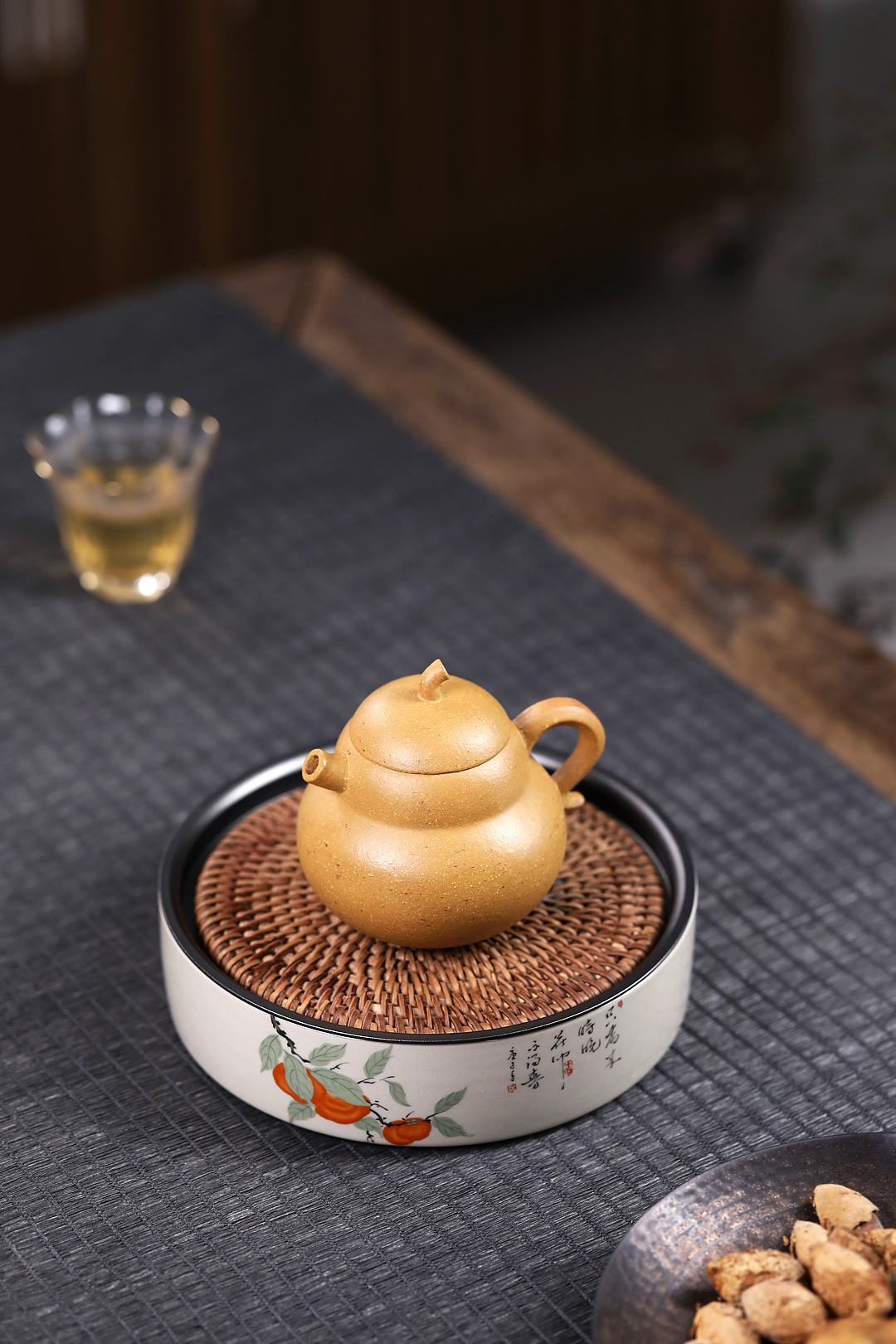 Ấm Tử Sa Nghi Hưng Hồ Lô 120 ml Độc Ẩm
