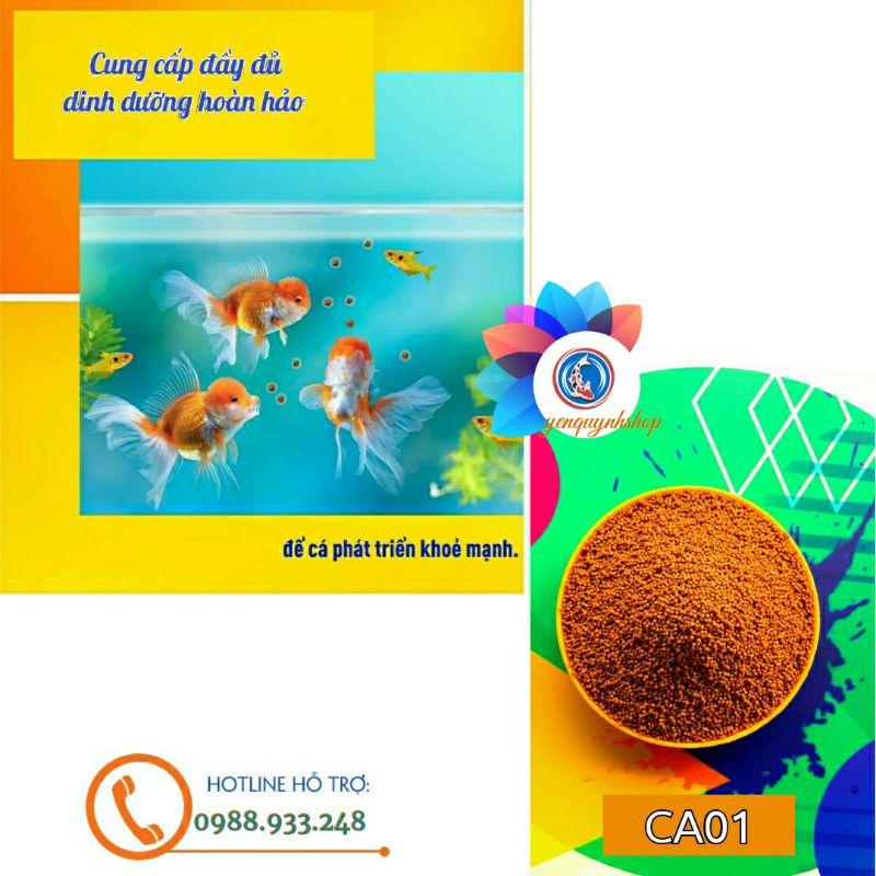 1KG Cám cá vàng, cá Koi AF CA01 tăng size nhanh lên màu mạnh