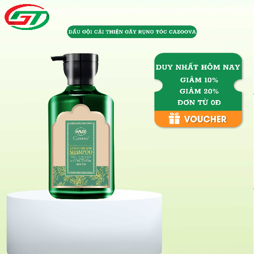 Dầu gội hỗ trợ giảm gãy rụng, nuôi dưỡng tóc chắc khỏe cho tóc thưa yếu, mẹ bầu sau sinh Cazoova 320ml