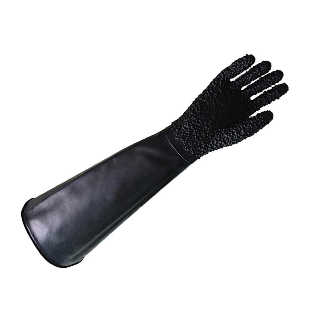 68 Cm Tay Phải Bảo Vệ Làm Việc Găng Tay Phun Cát Vụ Nổ Tủ 27