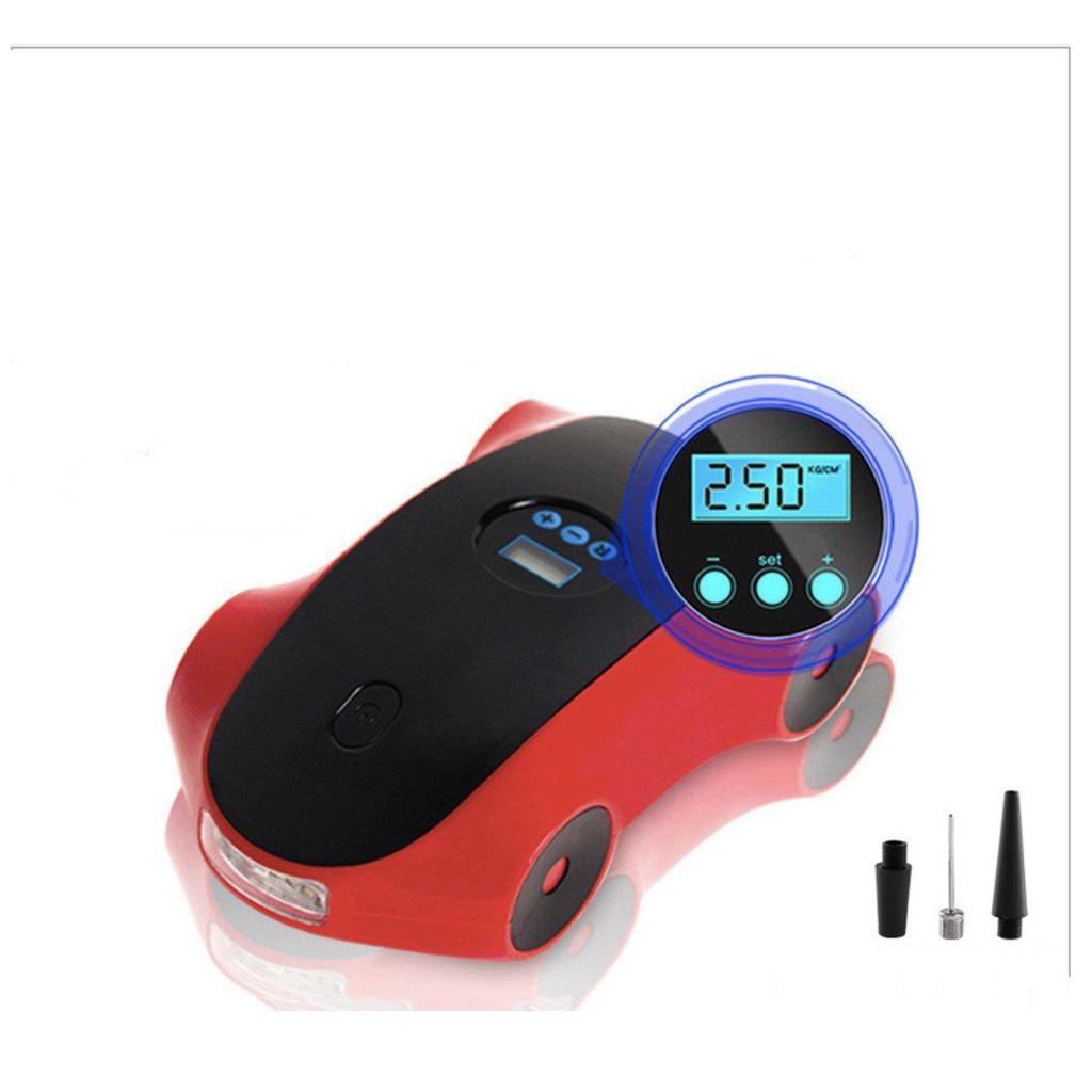 Máy bơm lốp cho ô tô công suất lớn 120w LCD SuperCar
