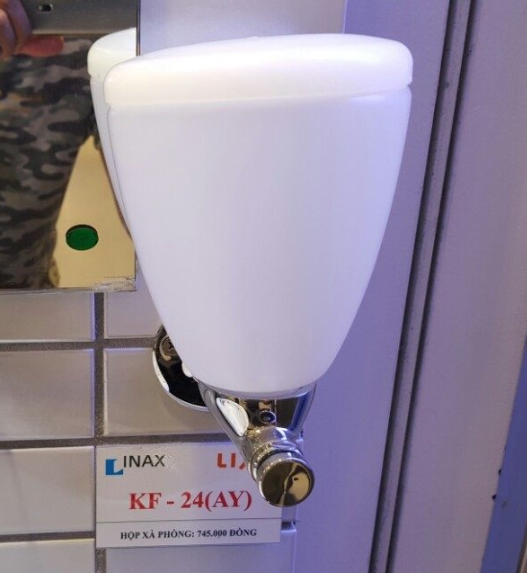 Hộp Xà Phòng Nước Gắn Tường chính hãng Inax KFV-24AY - Bảo hành 2 năm, rẻ vô địch