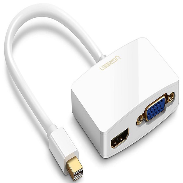 Cáp Mini DisplayPort to VGA + HDMI Ugreen 1042 - Hàng chính hãng