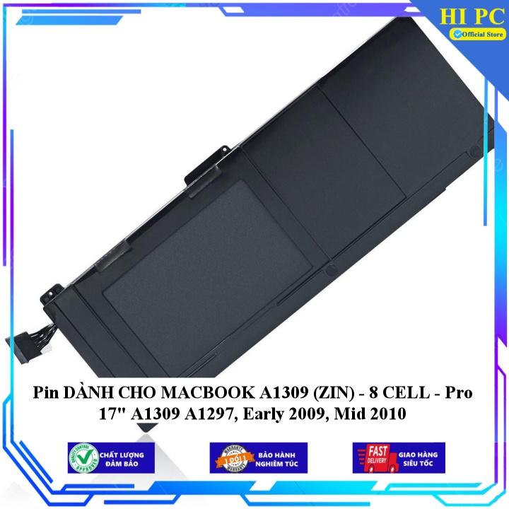 Pin DÀNH CHO MACBOOK A1309  Pro 17&quot; A1309 A1297, Early 2009, Mid 2010 - Hàng Nhập Khẩu