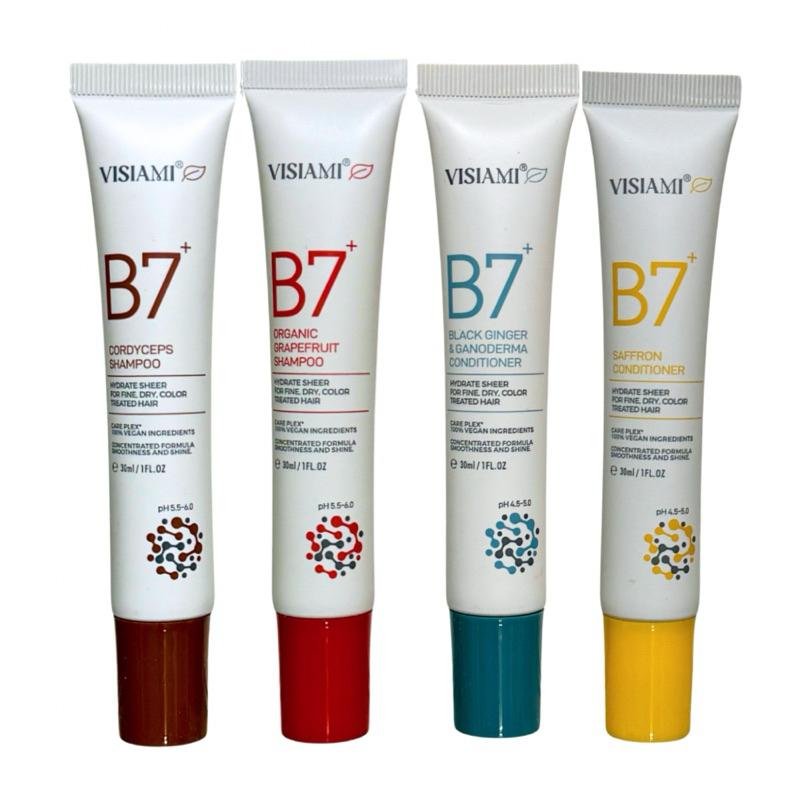 BỘ DẦU GỘI XẢ BIOTIN B7 VISIAMI PHỤC HỒI MỀM MƯỢT GIẢM GÃY RỤNG TÓC - XANH - GỪNG ĐEN