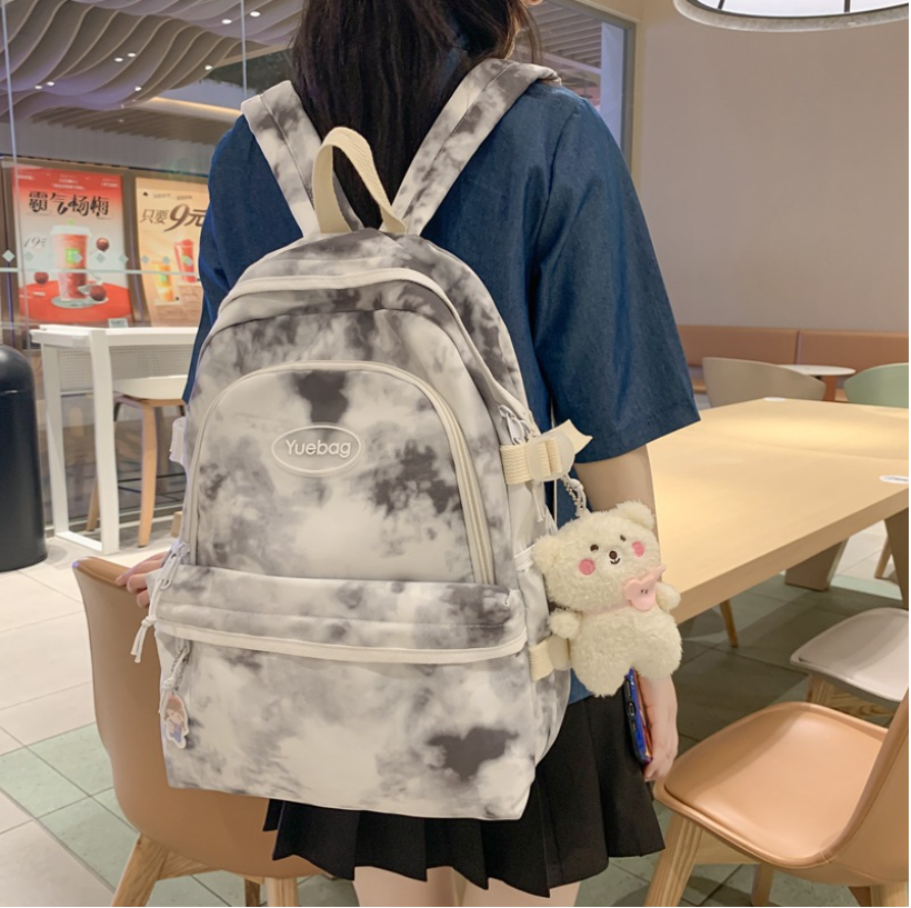 Balo thời trang nữ đẹp độc Galaxy cỡ lớn cho học sinh - Cặp sách vải oxford chống nước nhiều ngăn rộng giá rẻ