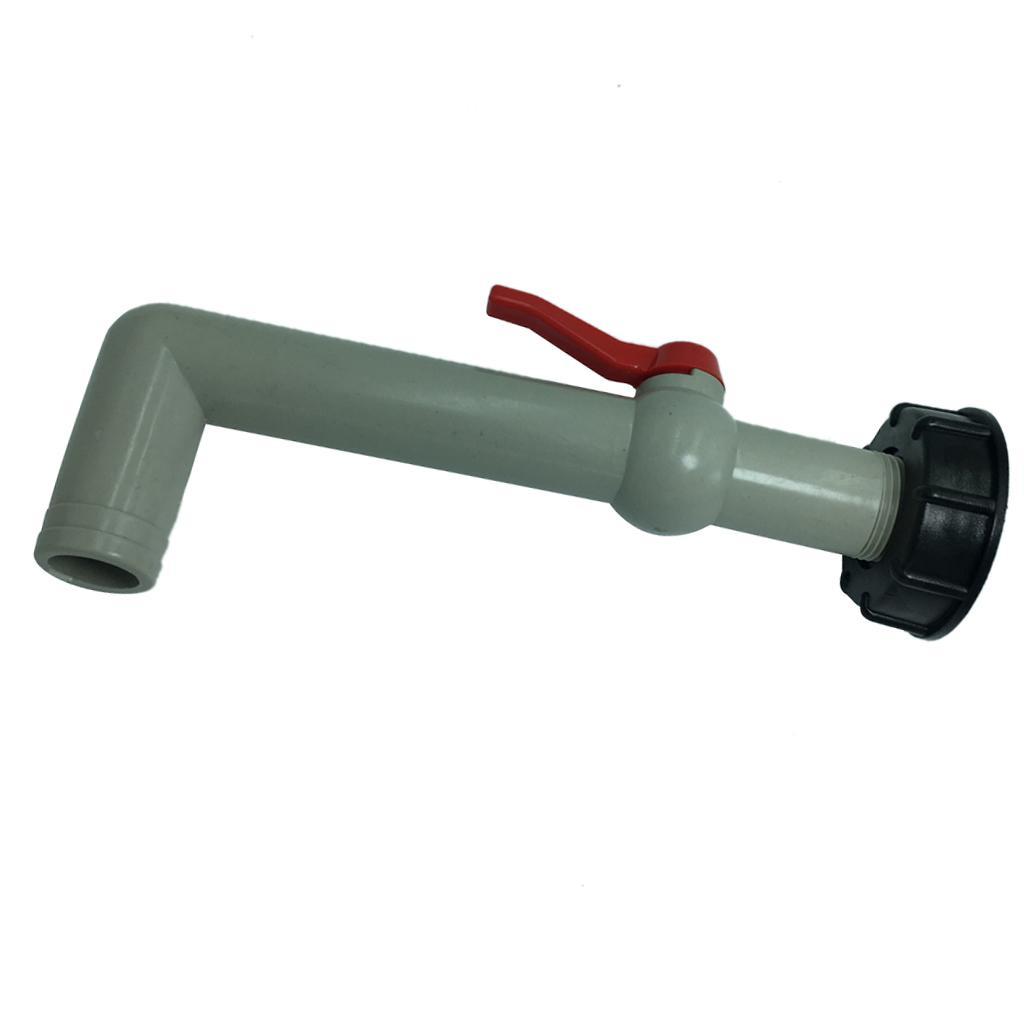 Set of 2, IBC 1L Tank IBC Tote Tap Adapter S60x6 Thread Part Outlet Fitting