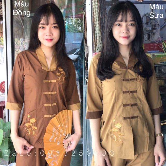 Đồ Lam Đi Chùa # Mẫu La Hán Phối# Quần Áo Nữ #Đồ Bộ