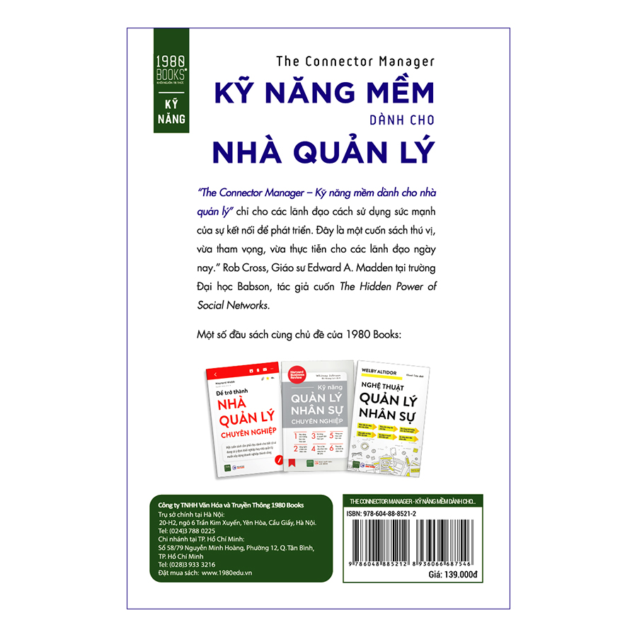 The Conector Manager - Kỹ Năng Mềm Dành Cho Nhà Quản Lý