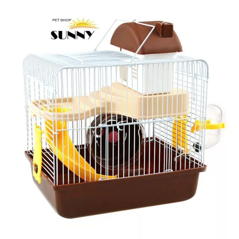 Lồng hamster hoàng tử 2 tầng (size nhỏ và trung)