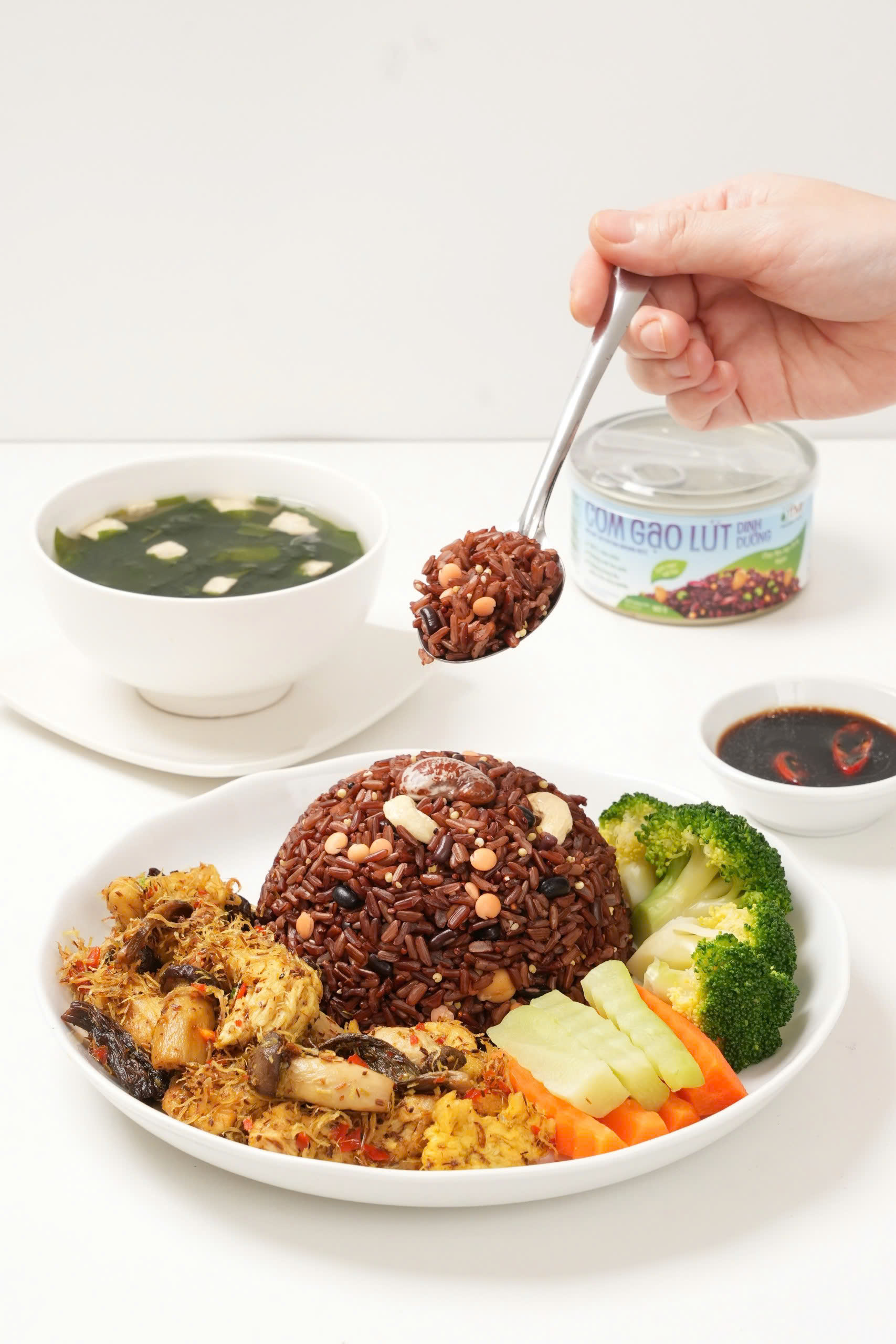 Sườn chay xào sả sớt thơm ngon đậm vị 100g Tâm Minh Foods