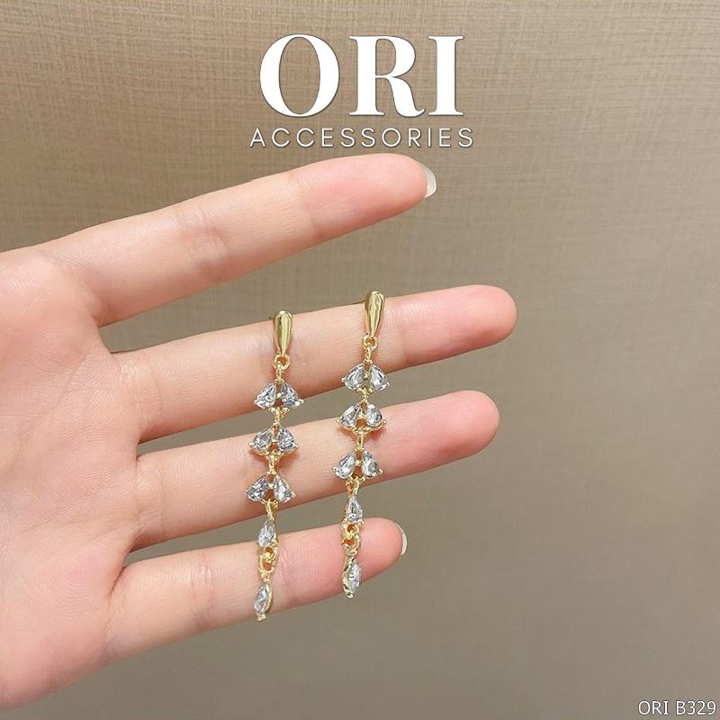 Bông tai nữ dáng dài Milcah thời trang sang trọng ORI ACCESSORIES B329