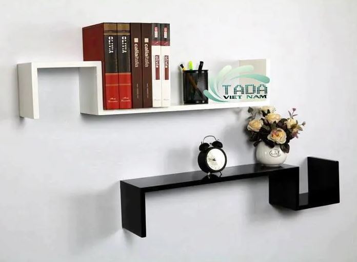 Kệ treo tường bằng gỗ