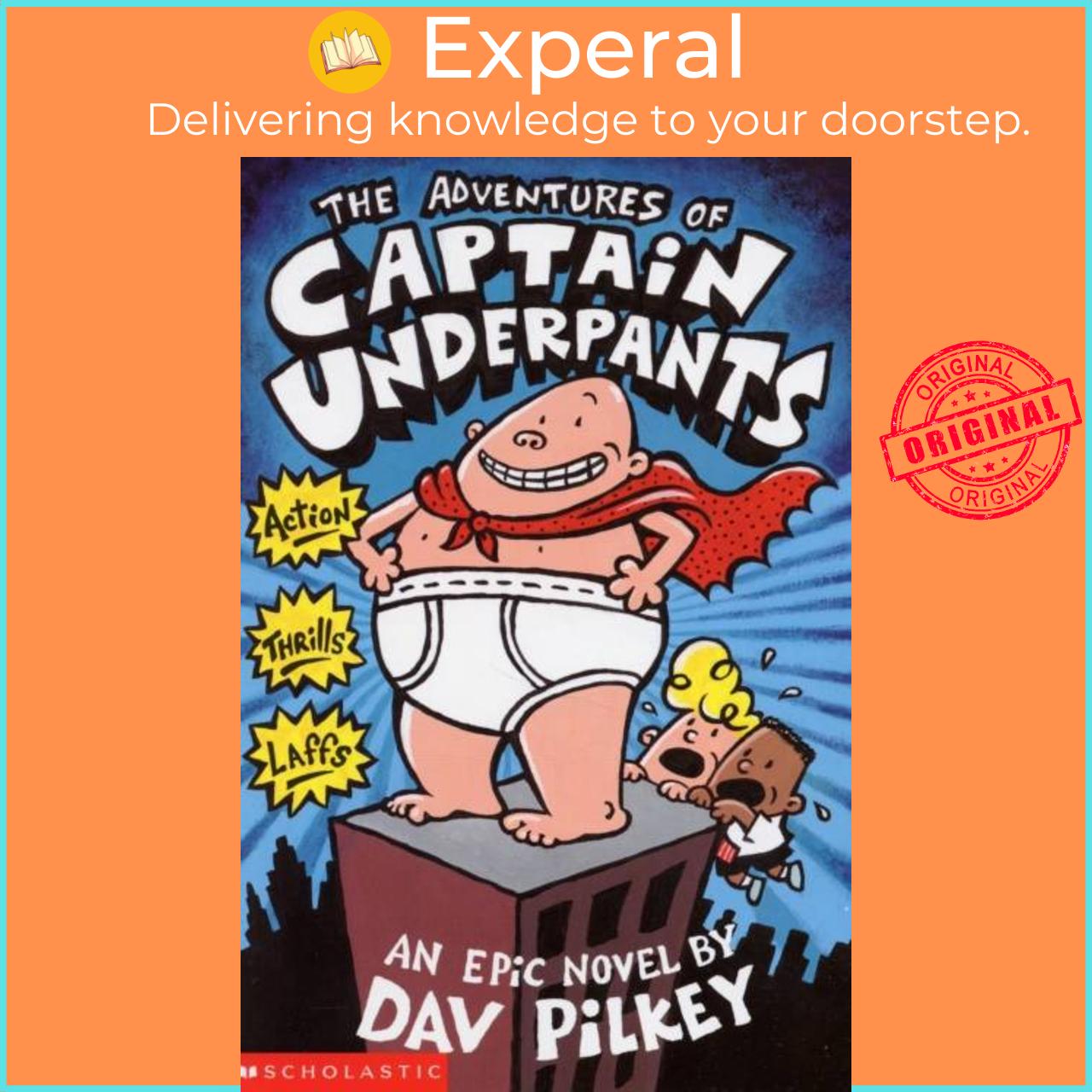 Sách - The Advenures of Captain Underpants by Dav Pilkey (UK edition, paperback)