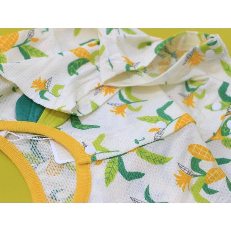 (66,70,80,90) Body bé trai, bé gái bắp ngô cotton lỗ 61934