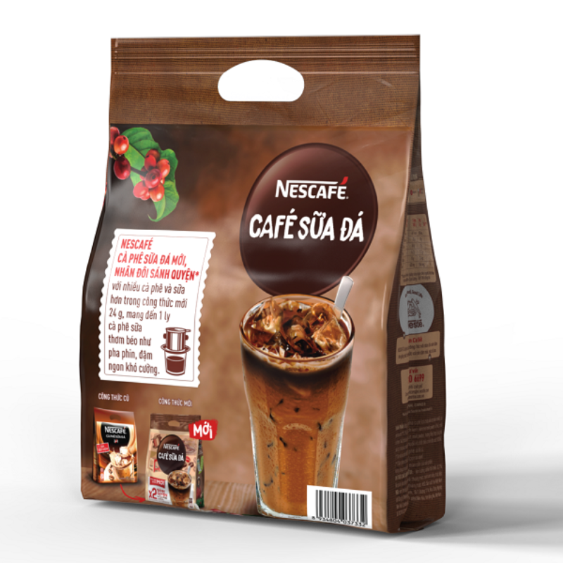 Cà phê hòa tan Nescafe 3in1 cà phê sữa đá -
