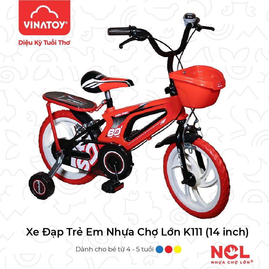 Xe Đạp Trẻ Em Nhựa Chợ Lớn K111 Cho Bé Từ 2 đến 4 Tuổi