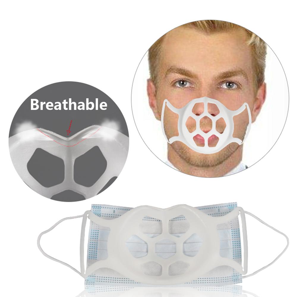 3 cái giá đỡ khẩu trang bằng vật liệu silicone cao cấp an toàn khi sử dụng