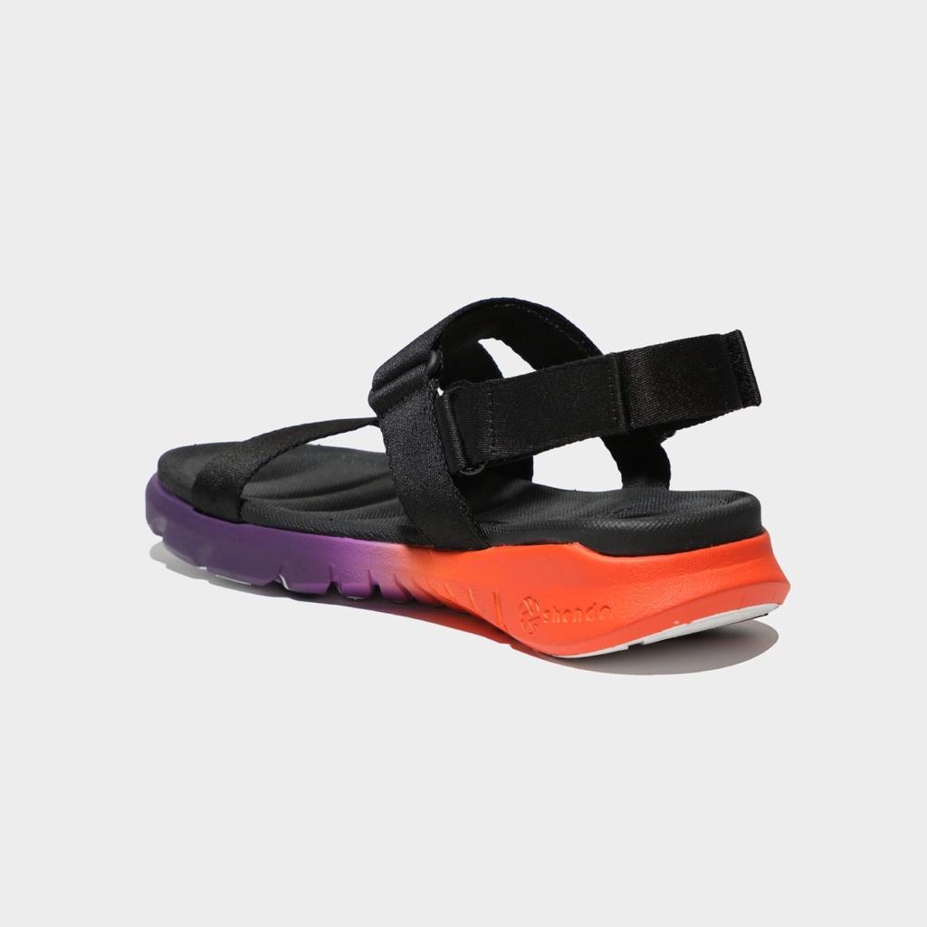 Giày Sandals Shondo Unisex F6 Sport Ombre Đế Cam Tím F6S8910