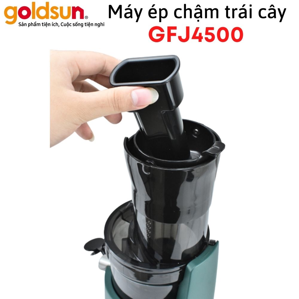 Máy Ép Chậm Trái Cây Goldsun GFJ4500 Nguyên Quả Kiệt Bã Lên Đến 98% Công Suất 200W - Hàng chính hãng